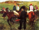 Racehorses at Longchamp 1874